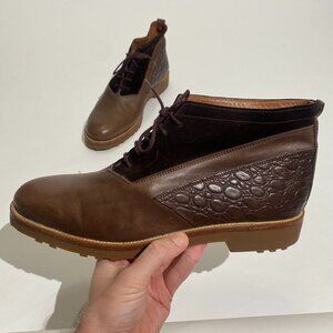 Gianni Versace Leather Boots Sz10.5 RARE